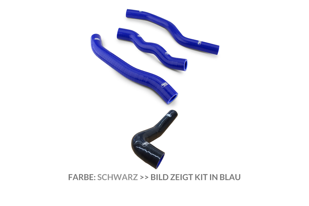 Kit de mangueras de silicona SAMCO SPORT negro para Yamaha XTZ750 Super Tenere años 1989-1997