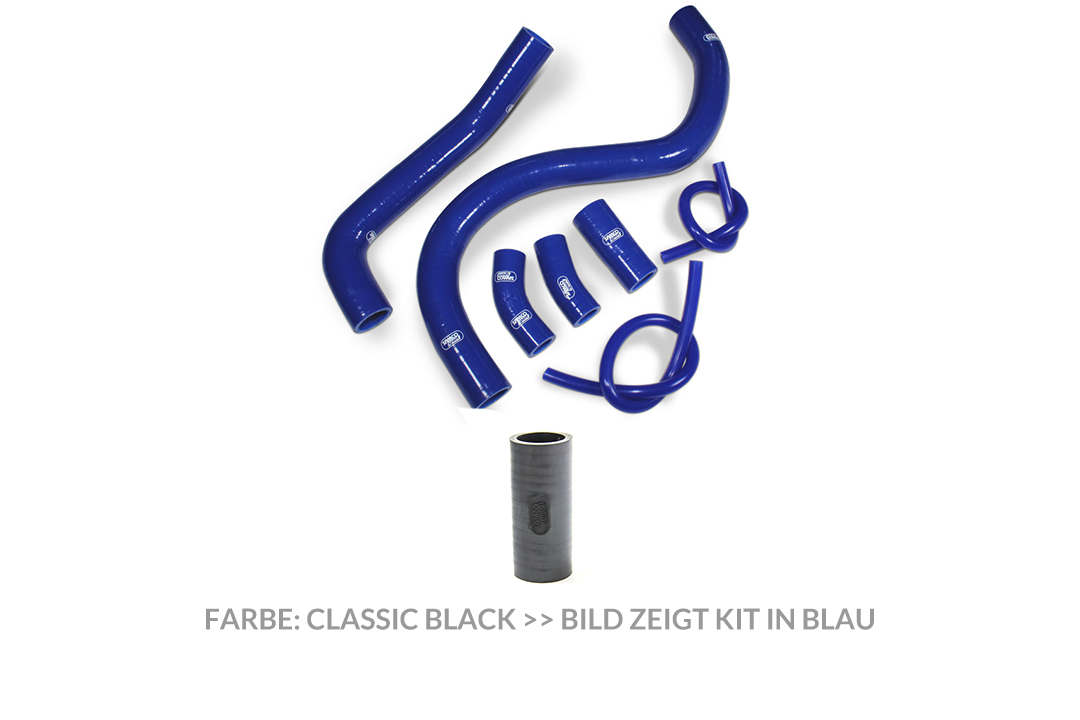 Kit de Mangueras de Silicona SAMCO SPORT negro mate clásico para Honda VFR750F años de modelo 1994-1997