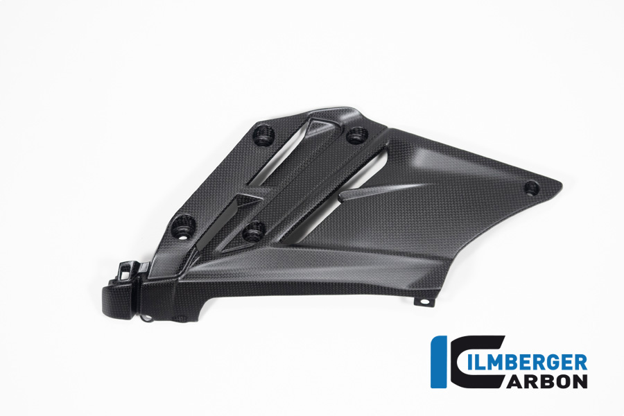Extensión del carenado inferior de carbono Ilmberger lado izquierdo, mate, Ducati Streetfighter V2, 2022-