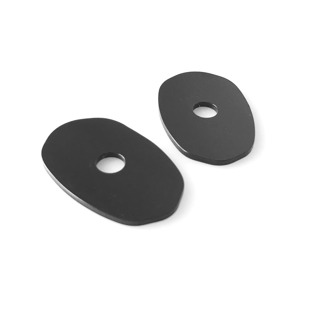 Kit de soporte de matrícula y luz de intermitente alpha Technik IDEA (anterior, delanteroe + trasero) para Kawasaki Z650 y Ninja 650 Tipo: ER650K / EX650M a partir del año de modelo 2020