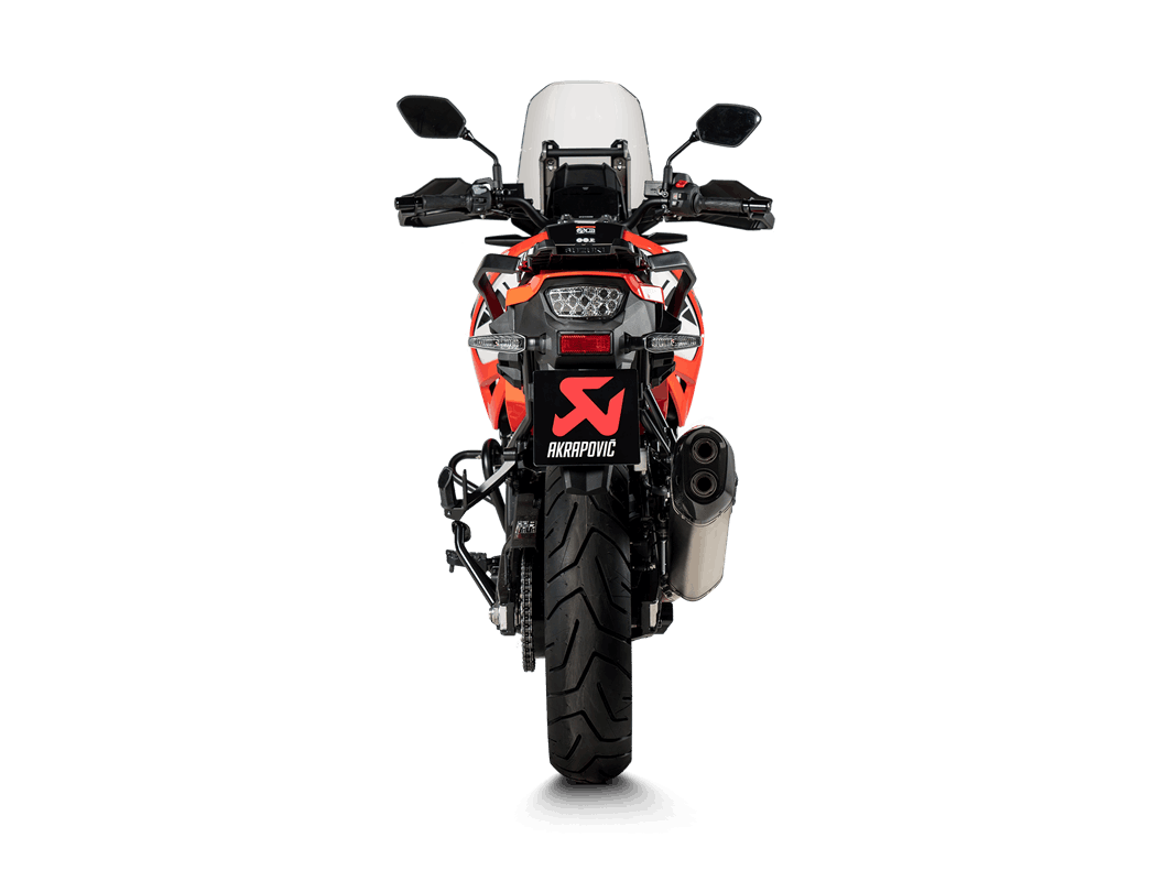 Silenciador Akrapovic Slip-On Line (Titanio) para Suzuki V-Strom 1000 2014-2019 y V-Strom 1050 a partir de 2020-2025