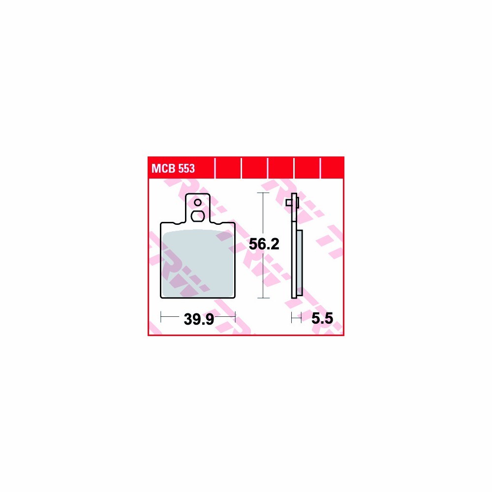 Juego de pastillas del freno TRW Allround MCB553