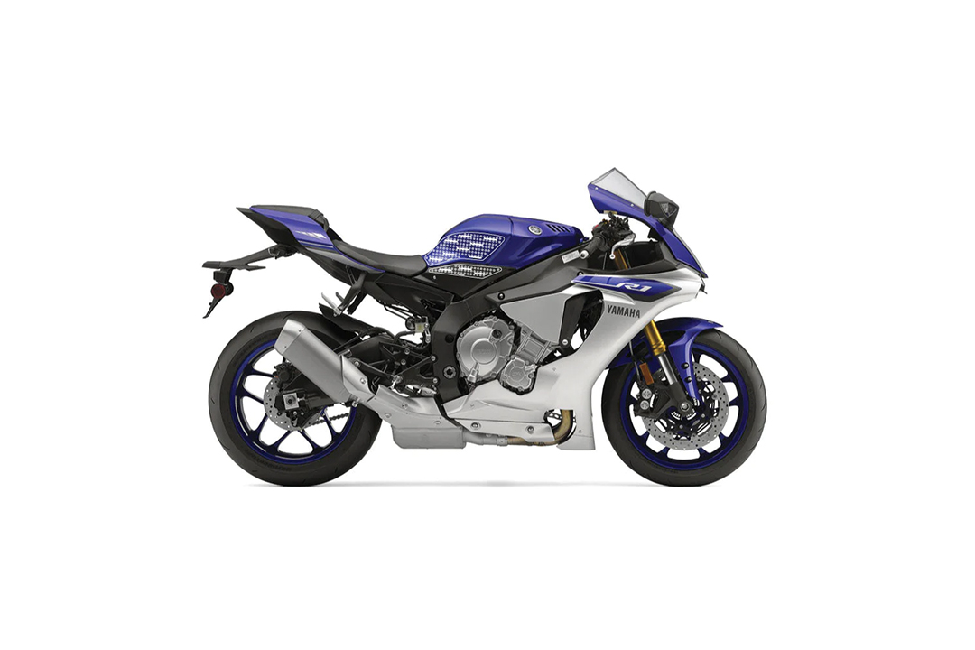 Stompgrip híbrido, Volcano, para Yamaha YZF-R1(M), 2015-2025