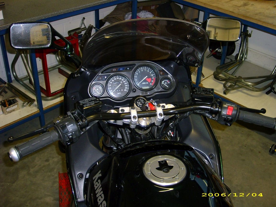 Kit Superbike LSL con homologación de piezas para Kawasaki GPZ1100, Tipo ZXT10E, 1995-, plata, (Tipo A)