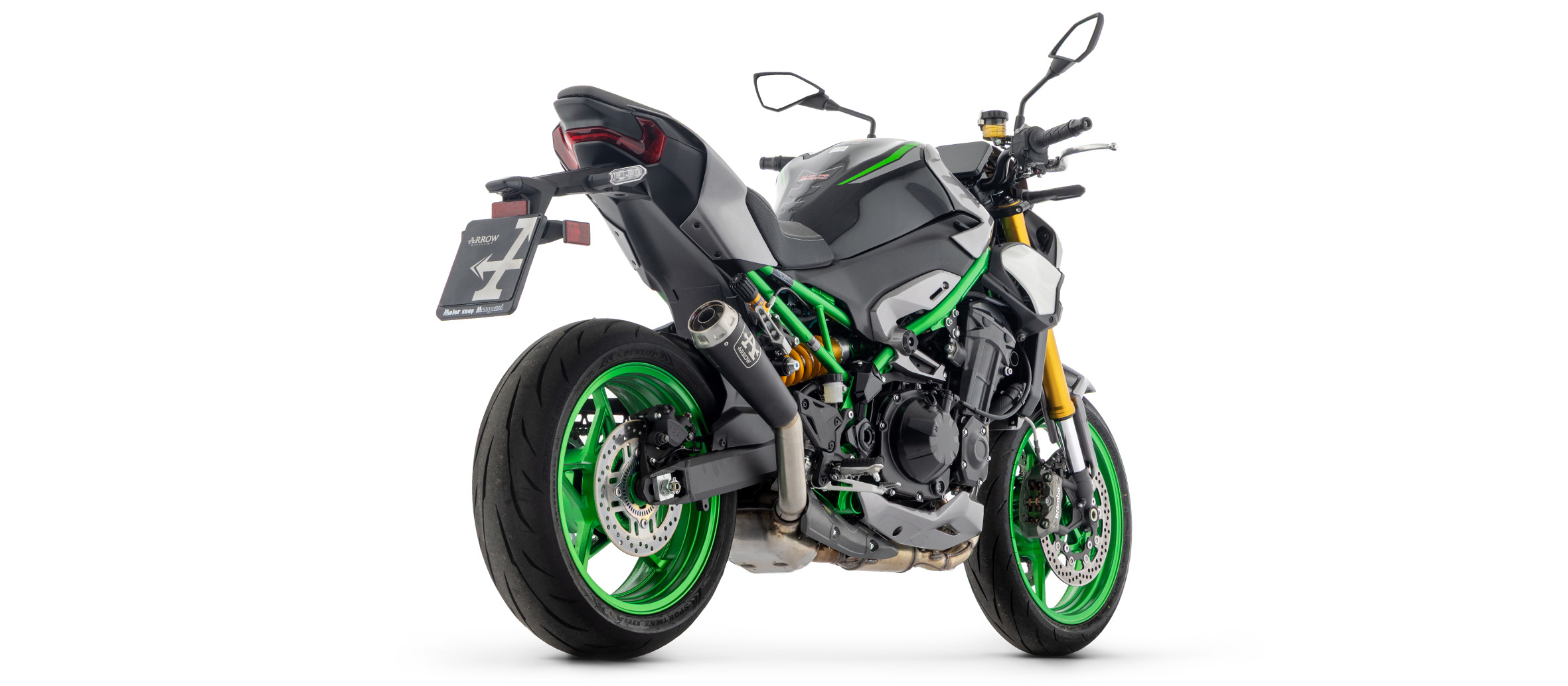 ARROW Escape PRO-RACE Acero Inoxidable para Kawasaki Z900 a partir del año de modelo 2025-