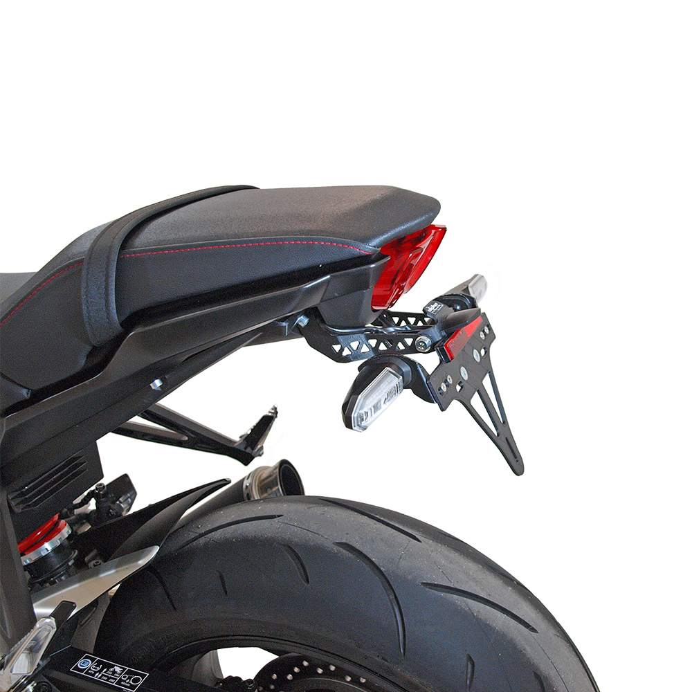 Soporte de matrícula alpha Technik para Honda CB1000R; Tipo SC80; Modelo año 2018-