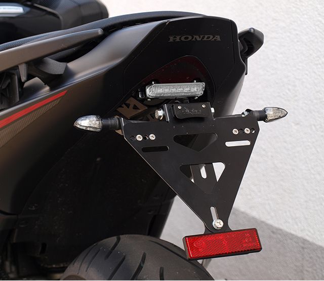 alpha Technik Soporte de matrícula Honda NC700X, NC750X; Tipo RC63, RC72; Año del modelo 2012-2014