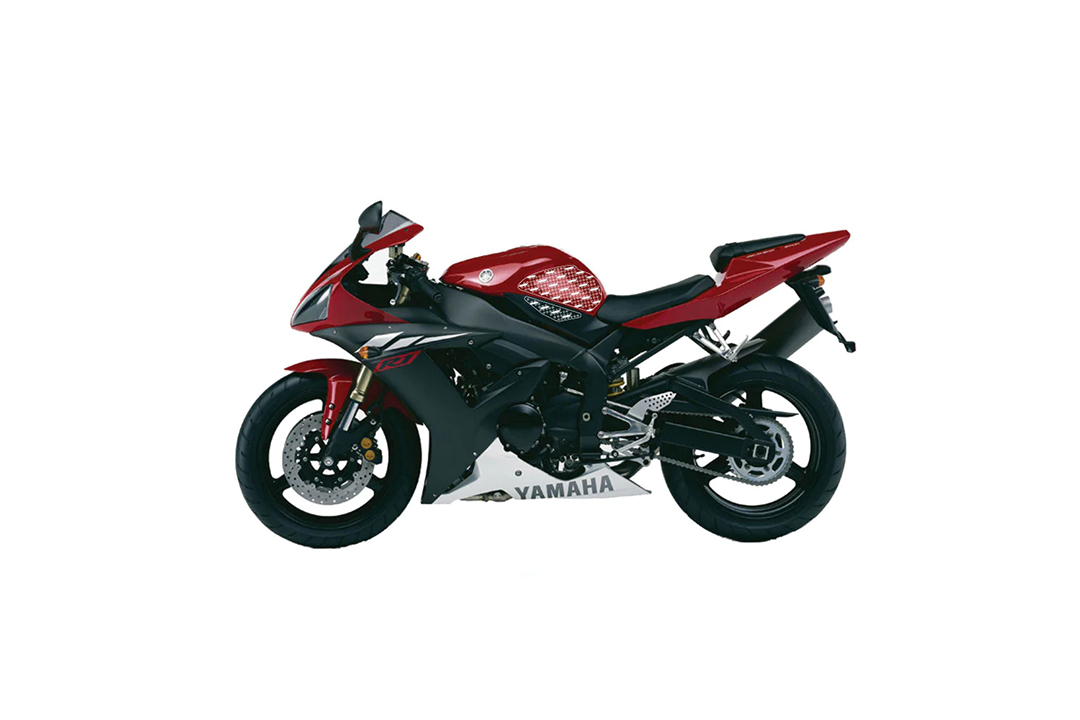 Stompgrip híbrido, Volcano, para Yamaha YZF-R1, 2002-03