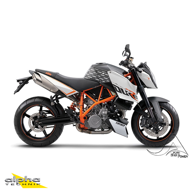 Stompgrip negro, Volcano, para KTM 990 Super Duke, 2007-2013