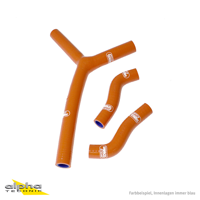 Kit de mangueras de silicona SAMCO SPORT naranja para KTM 250 SX-F Año del modelo 2005-2006