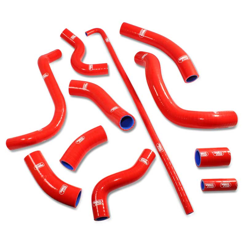 Kit de Mangueras de Silicona SAMCO SPORT Diseño OEM rojo para Honda CBR1000RR Año del modelo 2012-2019