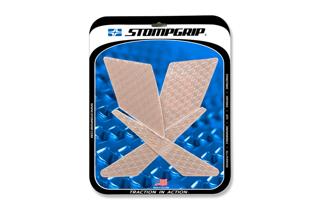 Stompgrip transparente, Icon, para Kawasaki KLX250, 2009-2020, KLX300, 2021-2025