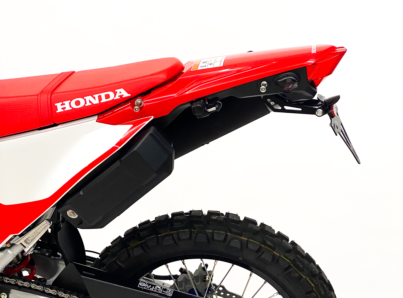 Soporte de matrícula alpha Technik para Honda CRF300L / CRF300LA Rally, Tipo ND16, Año de modelo 2021-