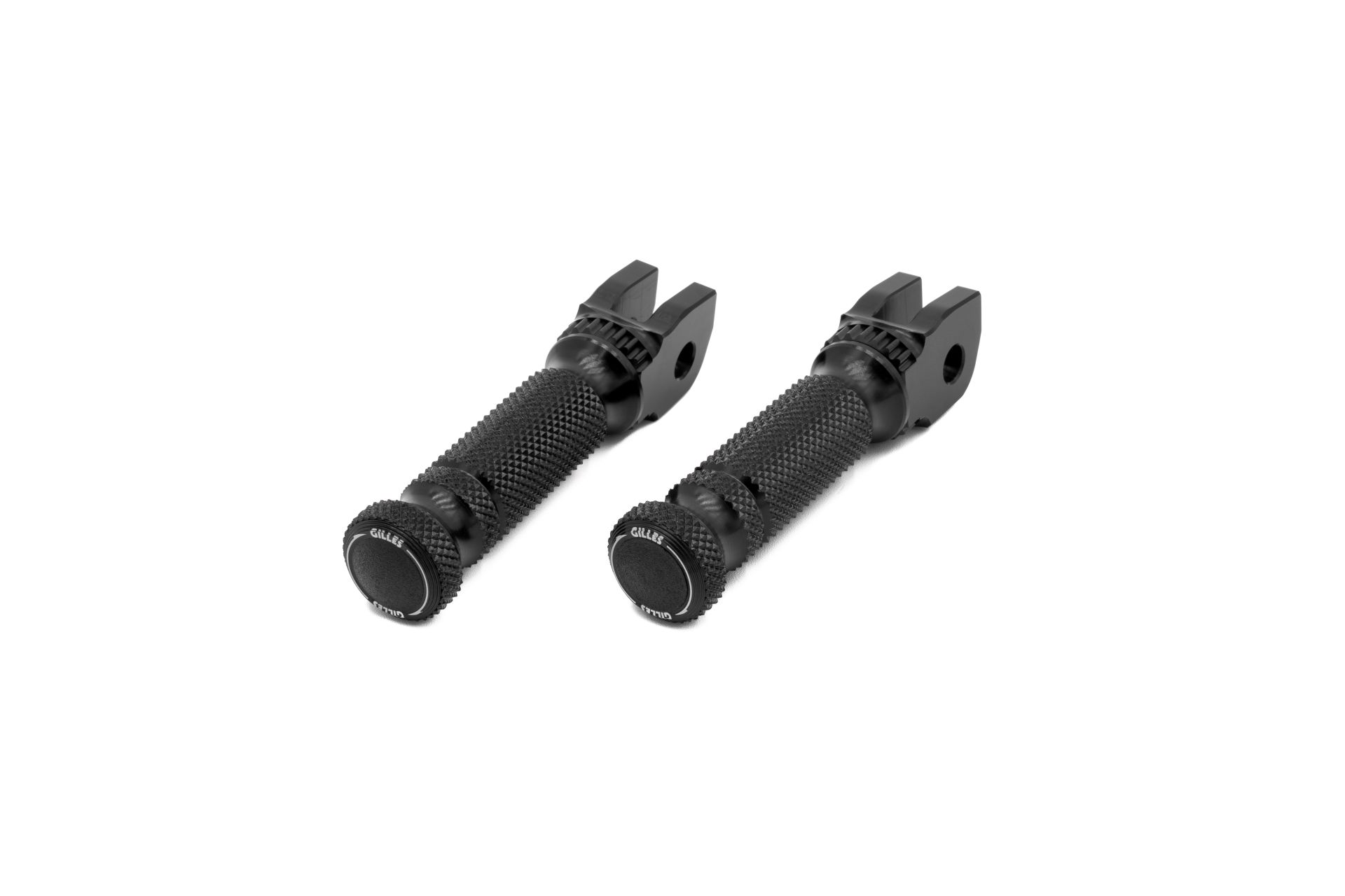Kit de estriberas de repuesto Gilles Sport, piloto, negro para Ducati Multistrada 950/1200/1260 S, Monster 821/1200/937