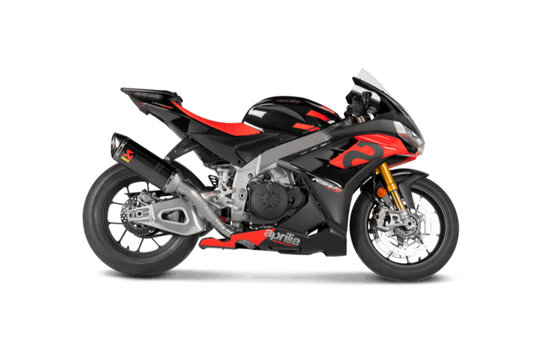 Akrapovic Evolution Line (Carbon) sistema de escape para Aprilia RSV4 y Tuono V4 a partir del año de modelo 2021-