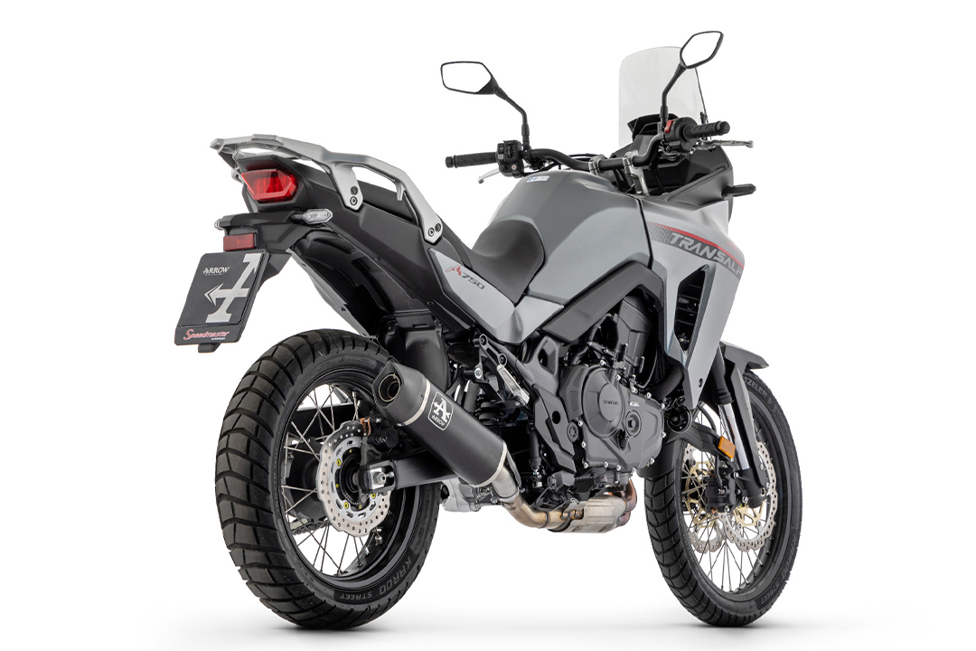 ARROW Silenciador INDY RACE DARK Aluminio para Honda XL 750 Transalp Año de modelo 2023-