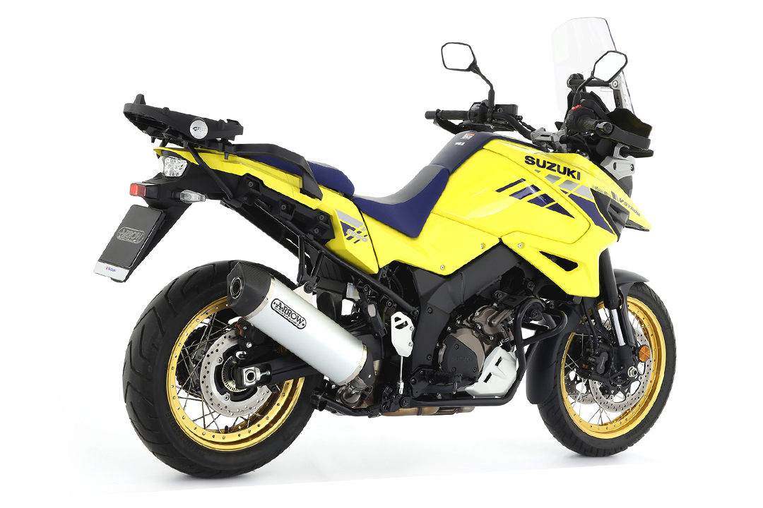 ARROW Escape MAXI RACE TECH para Suzuki DL1000 V-Strom 2014- V-Strom 1050 2020- de Aluminio