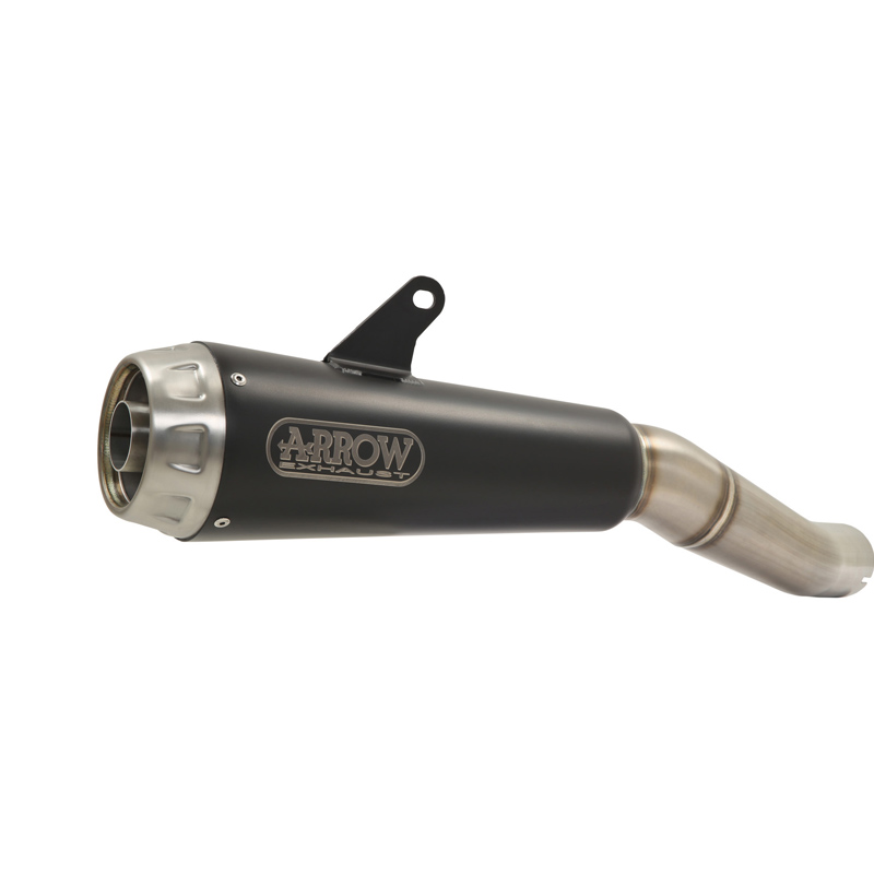 ARROW DARK PRO-RACE para Honda X-ADV 2017-, acero inoxidable negro