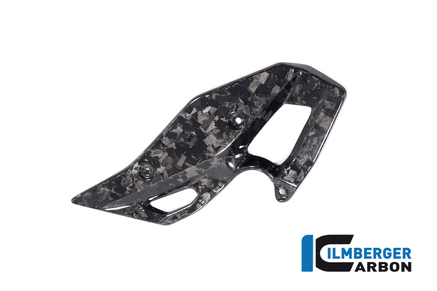 Ilmberger Protector de talón de carbono lado izquierdo, Black Diamond Carbon, brillante, BMW R1300GS 2023-