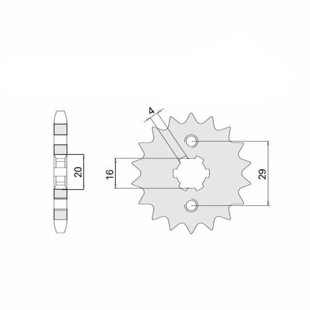 Kit de cadena DID con cadena 428VX, color estándar, para Suzuki RV125, Tipo RV125