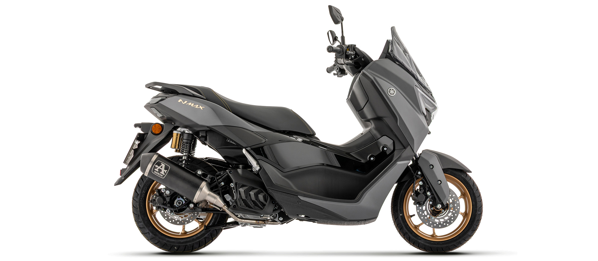 ARROW Auspuff DARK URBAN für Yamaha NMAX 155, 2025-