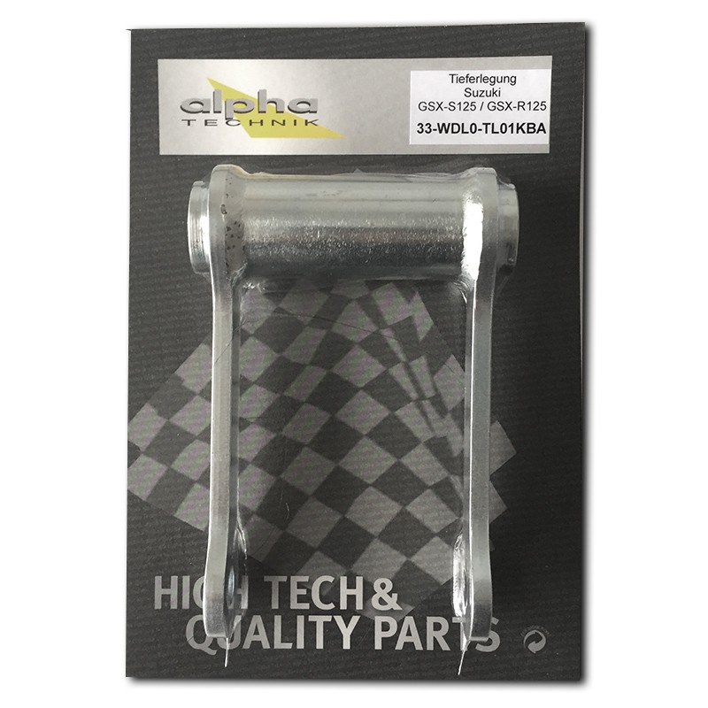 Kit de descenso alpha Technik 30mm para Suzuki GSX-R125, GSX-S125; Tipo WDL0; Año del modelo 2017-