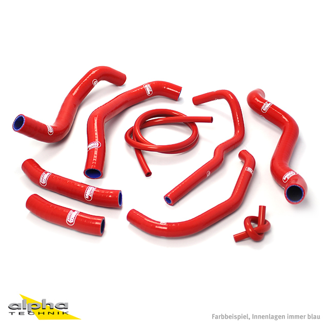 Kit de mangueras de silicona SAMCO SPORT rojo para Honda CB1300 año de modelo 2003-2009