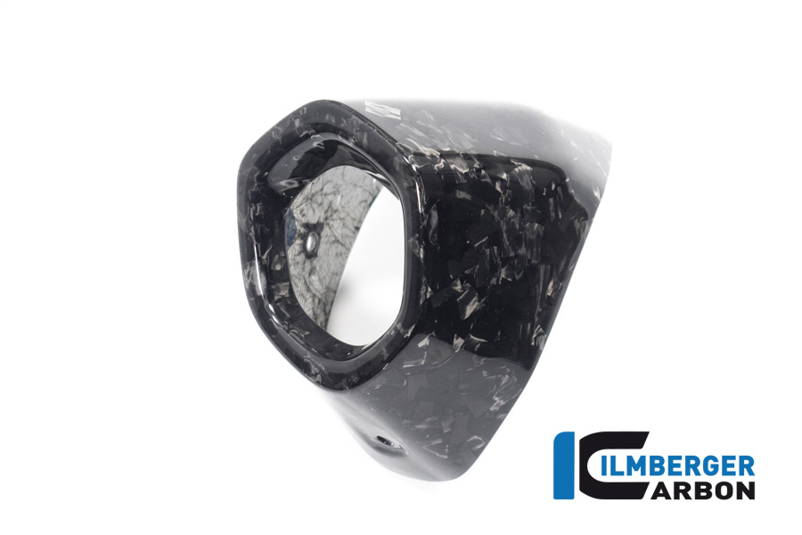 Protector de calor de escape de carbono Ilmberger trasero, Black Diamond Carbon, brillante, BMW R1300GS 2023-