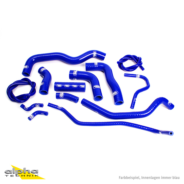 Kit de mangueras de silicona SAMCO SPORT azul para Yamaha YZF600R6 año del modelo 2003-2005