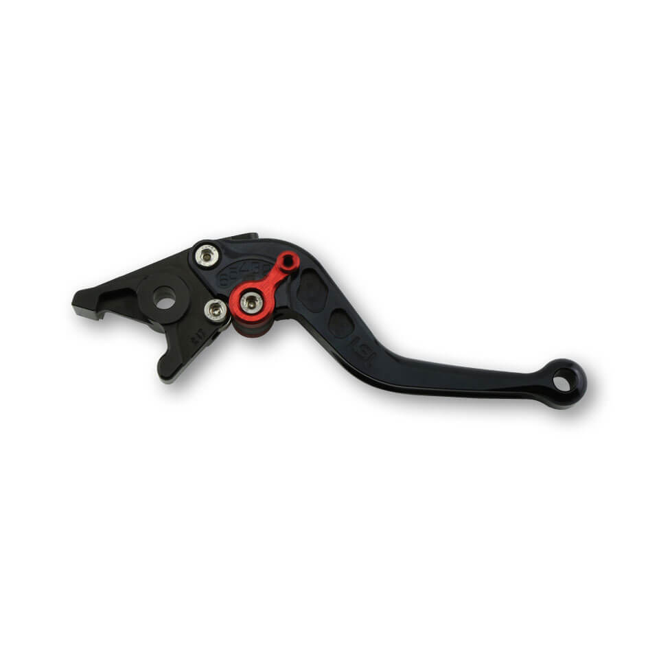 Maneta de freno LSL Classic R75, corta, negro/rojo