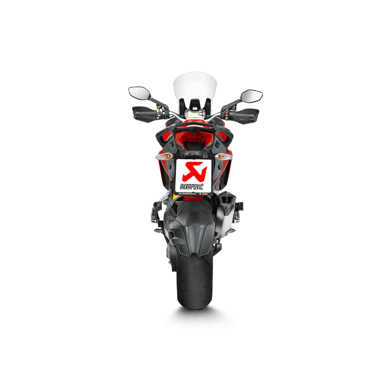 Escape Akrapovic Slip-On Line (Titanio) para Ducati Multistrada 1200/1200S Año del modelo 2015-2017