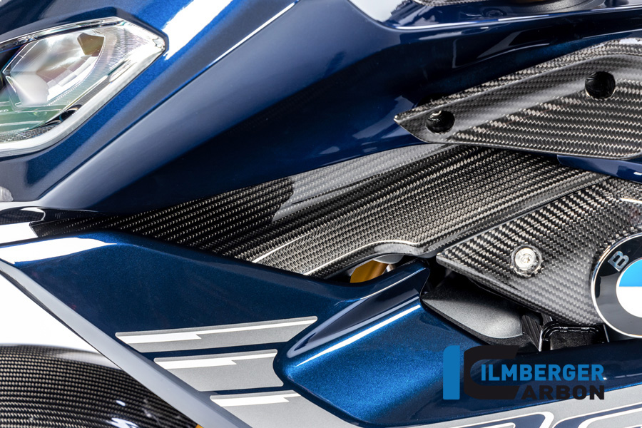 Cubierta de carbono Ilmberger bajo la pieza del carenado arriba lado izquierdo, brillante, BMW R1250RS 2019-