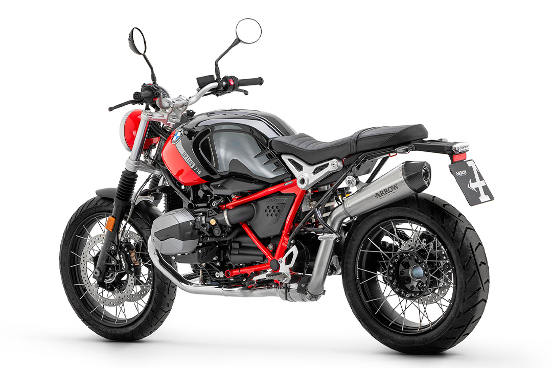Silenciador ARROW X-KONE NiChrom para BMW R nineT Scrambler a partir del año de modelo 2021-