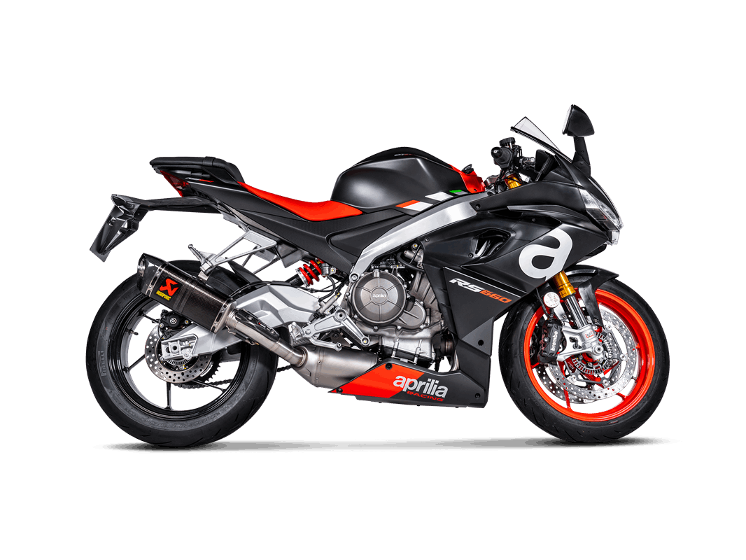 Akrapovic Racing Line (Carbon) sistema de escape para Aprilia RS660 2021- , Tuono 660 2021- con homologación calle