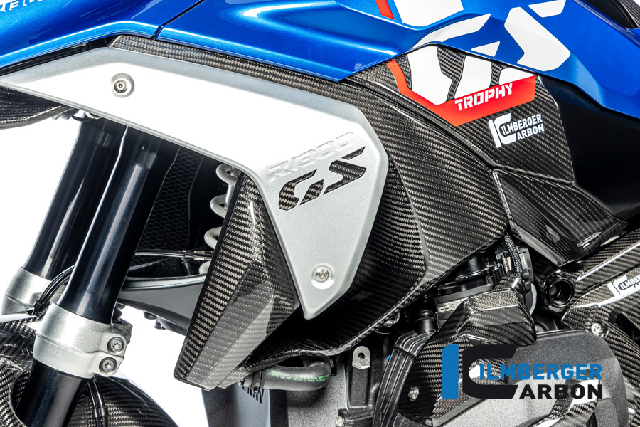 Cubierta de salida de aire Ilmberger Carbon lado izquierdo, brillante, BMW R1300GS 2023-