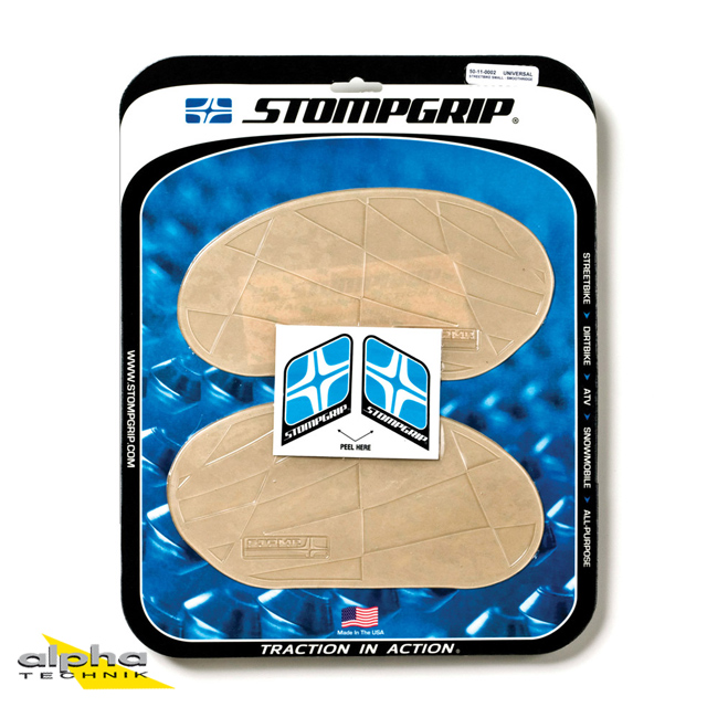 Stompgrip (chasis) transparente, Volcano, para Buell 1125R, 2008-2009, modelos XB (ver lista de compatibilidad)