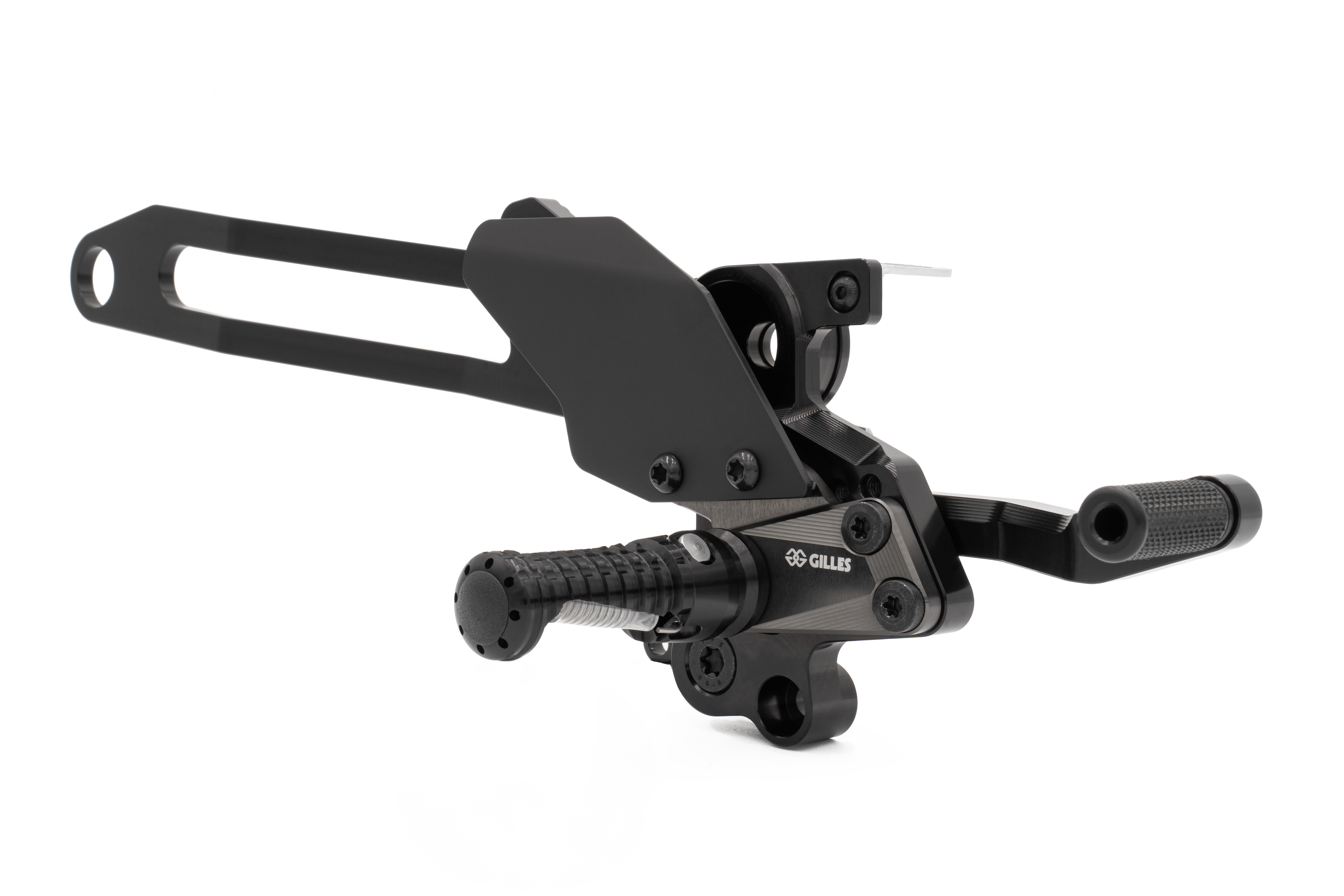Sistema de reposapiés GILLES AS31GT3 reposapiés en negro para Honda MSX125 Grom 2022-