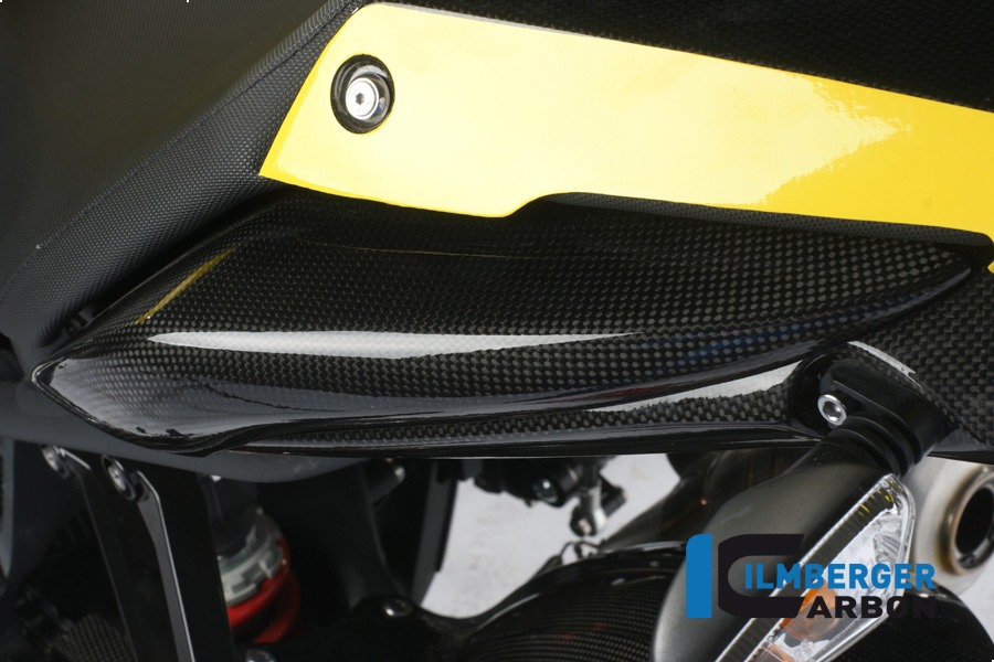 Tapa lateral de carbono Ilmberger bajo el asiento lado izquierdo, Carbono