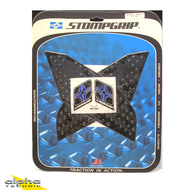 Stompgrip negro, Volcano, para Yamaha FJR1300, 2003-2023