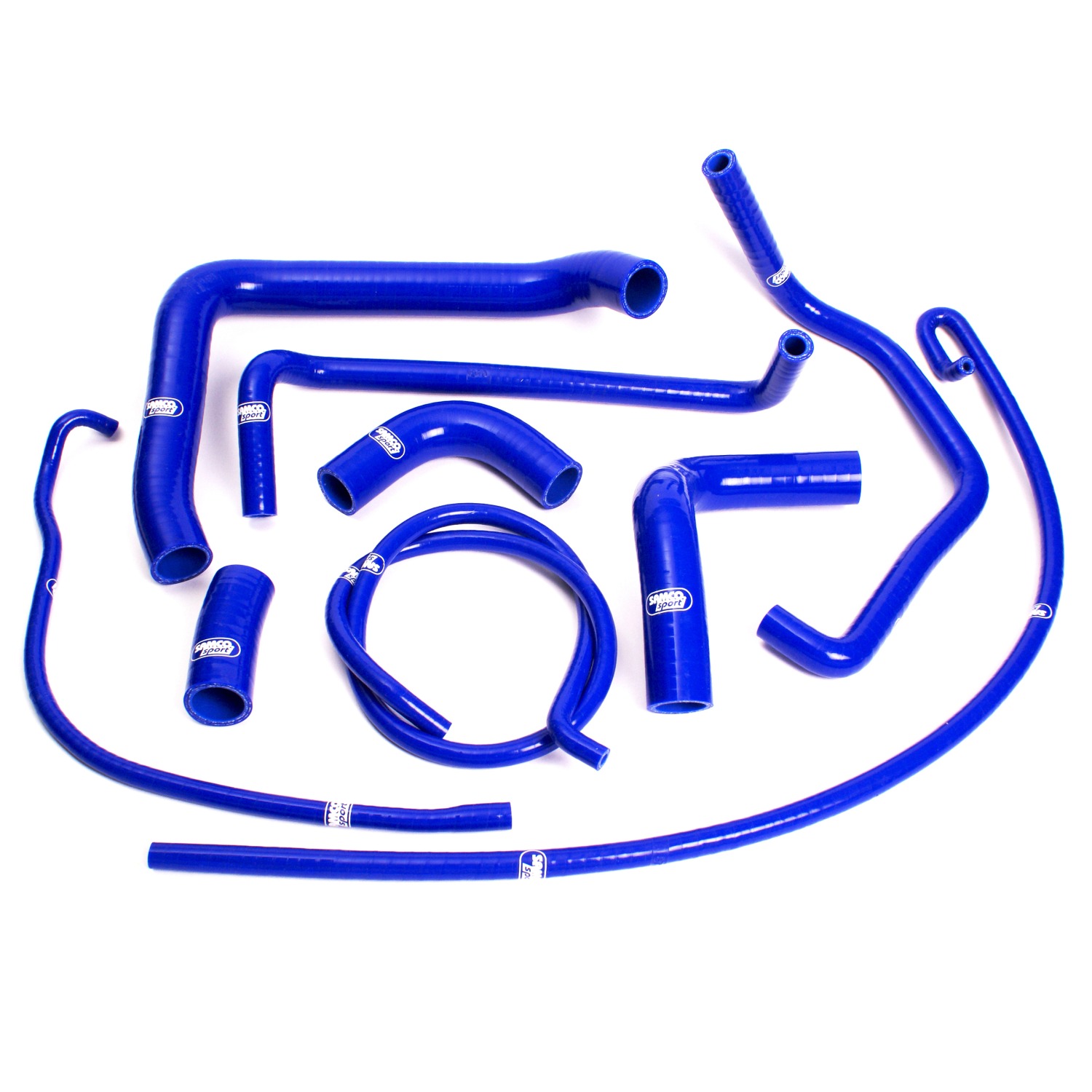 Kit de mangueras de silicona SAMCO SPORT azul para Kawasaki ZX12R año de modelo 2000-2006