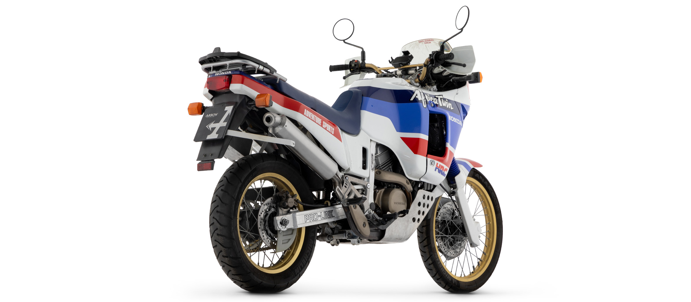 Escape ARROW PARIS-DAKAR para Honda XRV650 Africa Twin 1988-1989, acero inoxidable