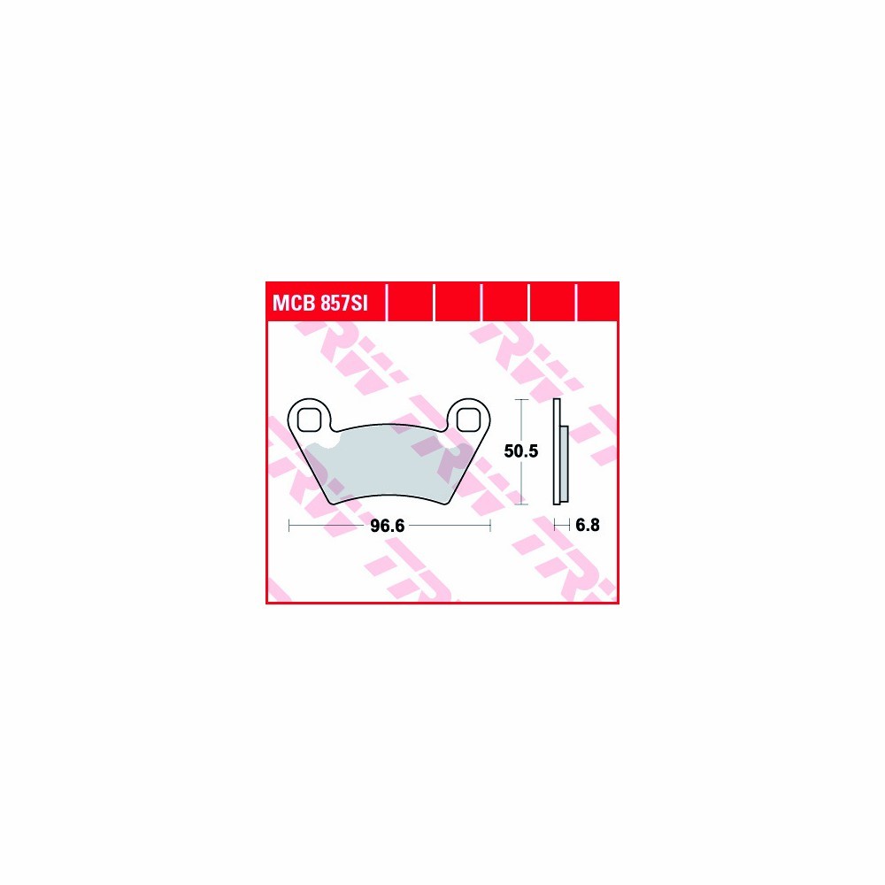 TRW pastillas del frenosatz Sinter Offroad MCB857SI