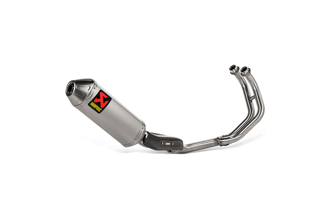 Colector Opcional Akrapovic (Acero Inoxidable) sistema de escape para Yamaha Tenere 700 2021-2024