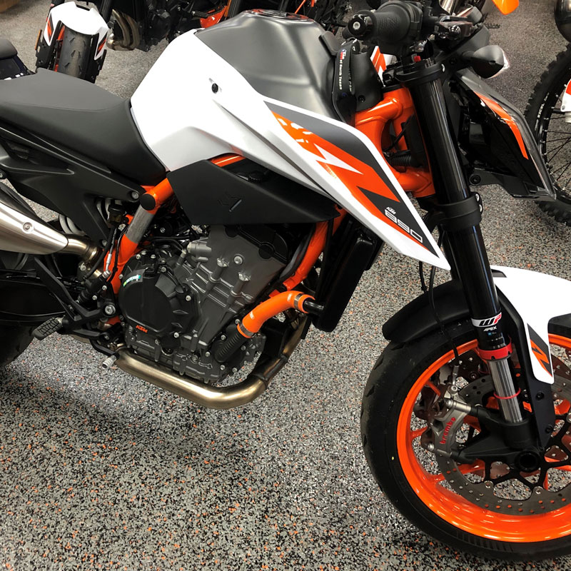 Kit de mangueras de silicona SAMCO SPORT naranja para KTM 890 Duke R Año del modelo 2020-2024