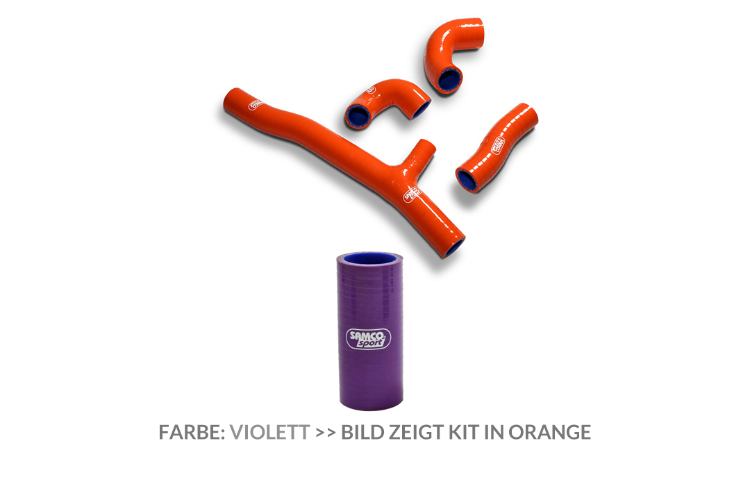 Kit de mangueras de silicona Samco violeta KTM, GasGas, Husqvarna