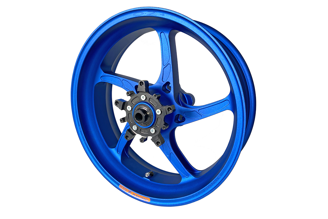 OZ Piega Kit de conversion llantas 17" forjadas en aluminio Yamaha Tenere 700, azul mate, a partir de 2019
