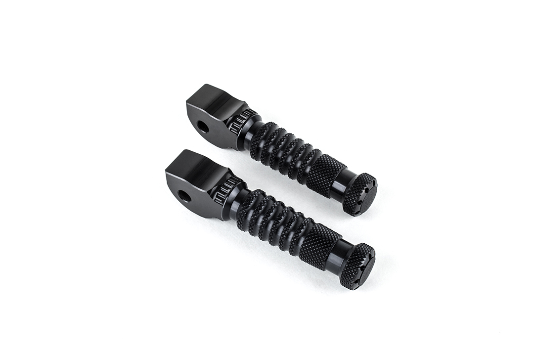 Kit de estriberas de repuesto Gilles Sport, para piloto, negro para Honda CBR900RR, CBR1000RR
