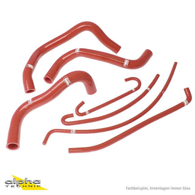 Kit de Mangueras de Silicona SAMCO SPORT rojo para Suzuki GSXR1000 año 2009-2016