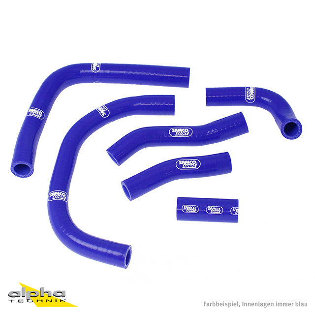 Kit de mangueras de silicona SAMCO SPORT azul para Honda NSR400R año de modelo 1985-1989