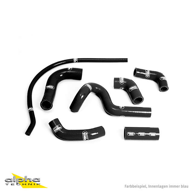 Kit de mangueras de silicona SAMCO SPORT negro para Ducati 749R 999R S año de modelo 2004-2007